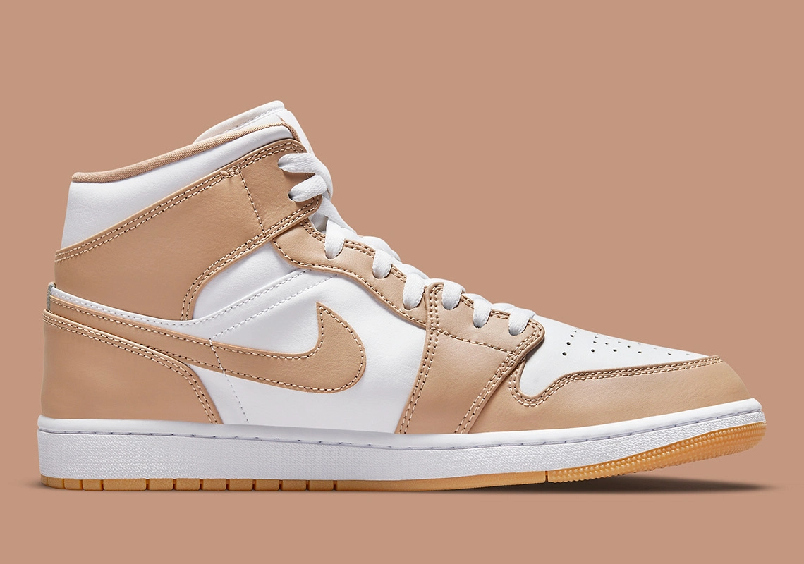 Air Jordan 1 Mid ‘’Tan Gum’’ - 554724-271