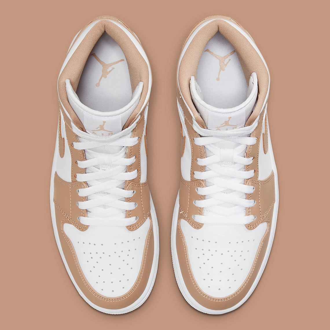 Air Jordan 1 Mid ‘’Tan Gum’’ - 554724-271