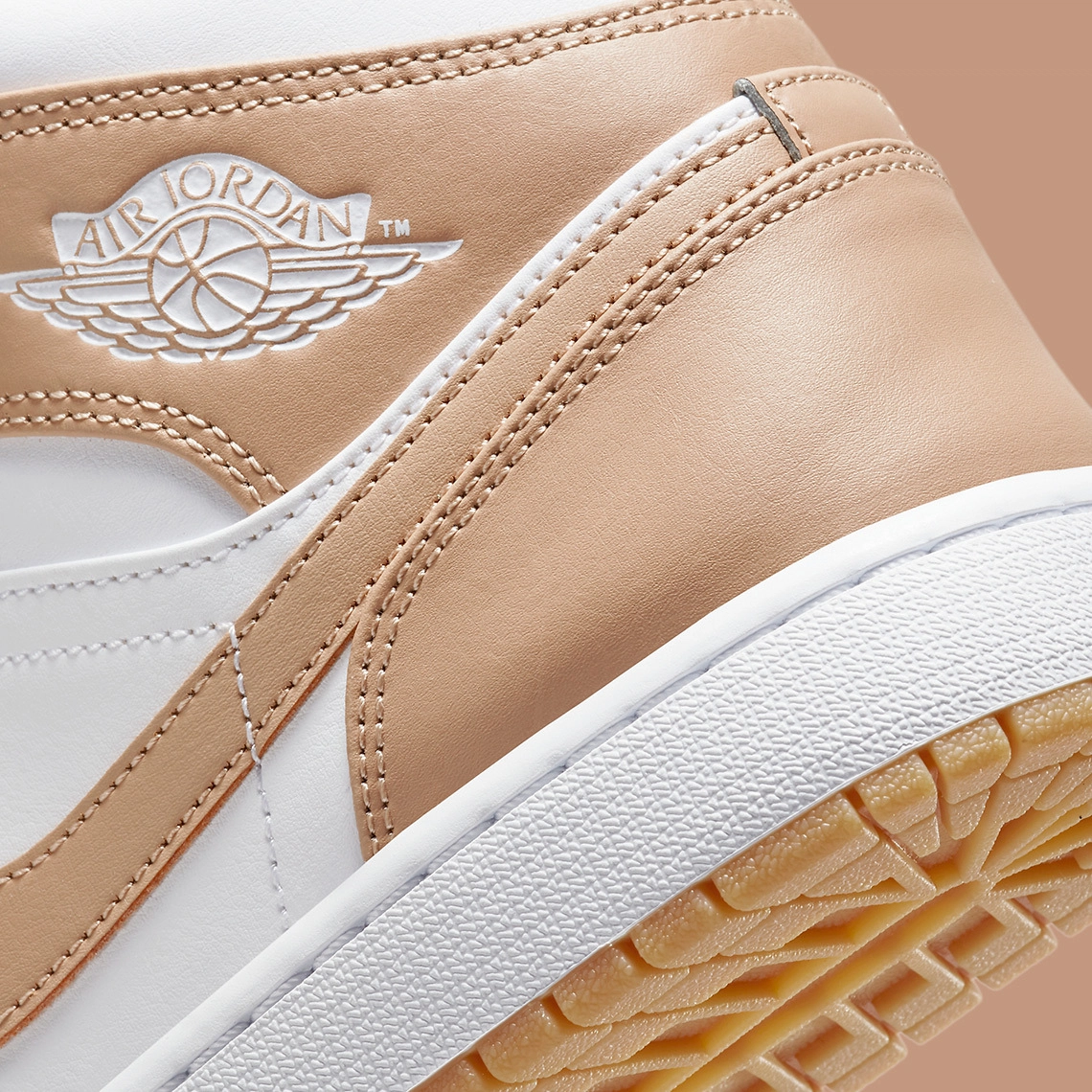 Air Jordan 1 Mid ‘’Tan Gum’’ - 554724-271