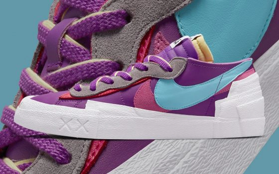 KAWS x Sacai x Nike Blazer Low ‘’Purple Dusk’’ - DM7901-500