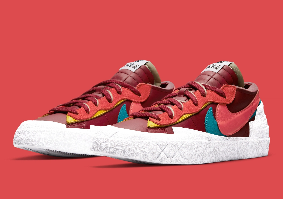 KAWS x Sacai x Nike Blazer Low ''Team Red'' - DM7901-600 KAWS x Sacai x Nike Blazer Low ''Team Red'' - DM7901-600