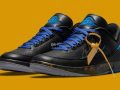 Off-White x Air Jordan 2 Low ‘’Black and Varsity Royal’’ - DJ4375-004