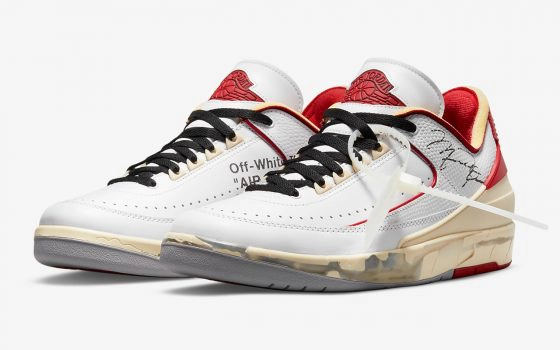 Off-White x Air Jordan 2 Low ‘’White and Varsity Red’’ - DJ4375-106