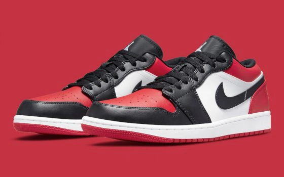 Air Jordan 1 Low ‘’Bred Toe’’ - 553558-612