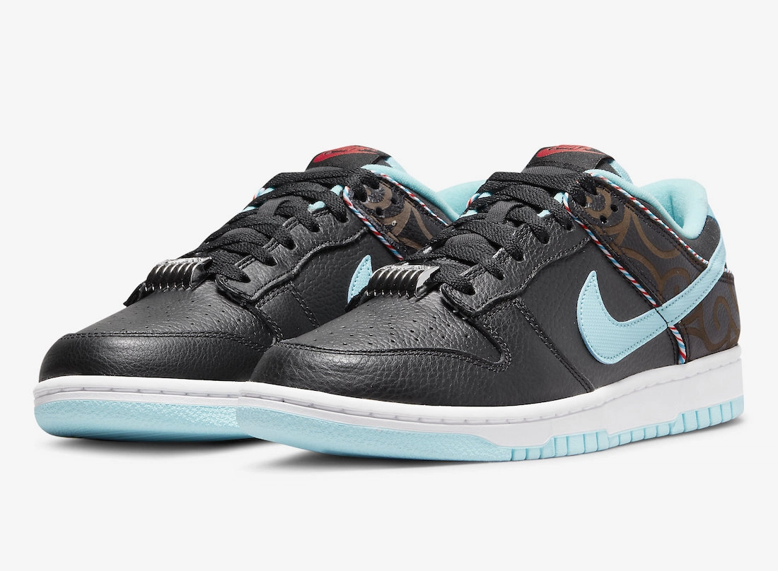 Nike Dunk Low ‘’Barber Shop’’ - Black - DH7614-001