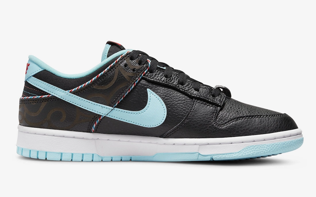 Nike Dunk Low ‘’Barber Shop’’ - Black - DH7614-001