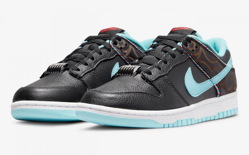 Nike Dunk Low ‘’Barber Shop’’ - Black - DH7614-001