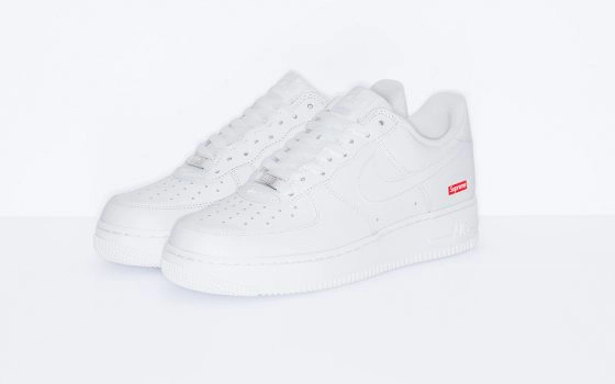 SUPREME x Nike Air Force 1 Low ‘’Box Logo’’ - White - CU9225-100