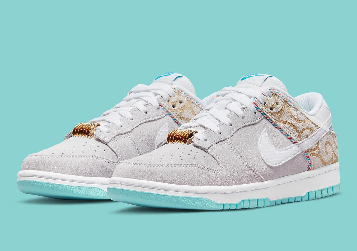 Nike Dunk Low "Barber Shop" - Grey - DH7614-500