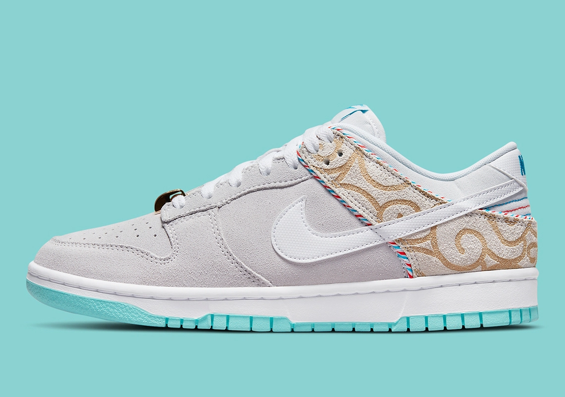 Nike Dunk Low "Barber Shop" - Grey - DH7614-500