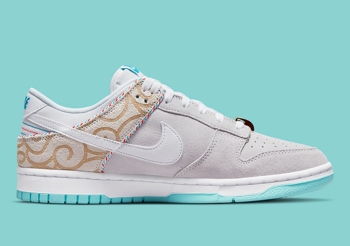Nike Dunk Low "Barber Shop" - Grey - DH7614-500