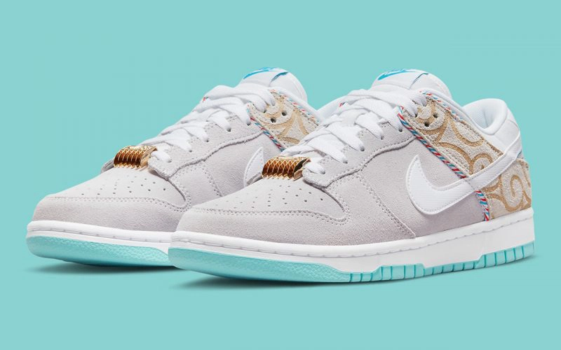 Nike Dunk Low "Barber Shop" - Grey - DH7614-500