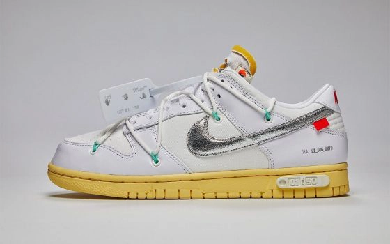 Off-White x Nike Dunk Low ‘’The 50’’ - ‘’Lot 1’’ - DM1602-127
