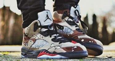 SUPREMEAir Jordan 5 ‘’Desert Camo’’