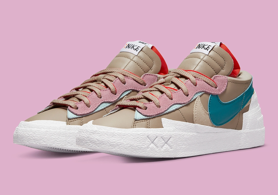 KAWS x Sacai x Nike Blazer Low ‘’Reed’’ - DM7901-200