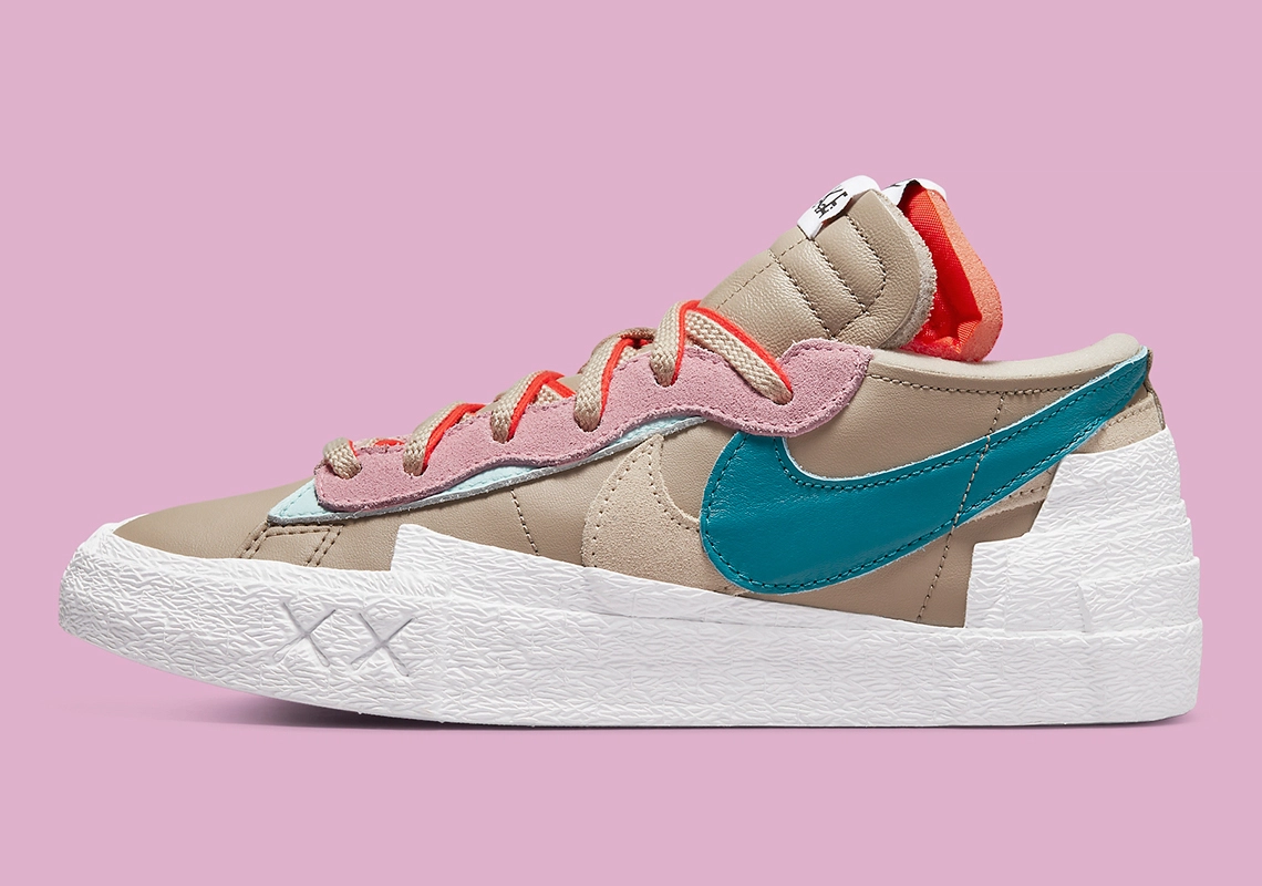 KAWS x Sacai x Nike Blazer Low ‘’Reed’’ - DM7901-200