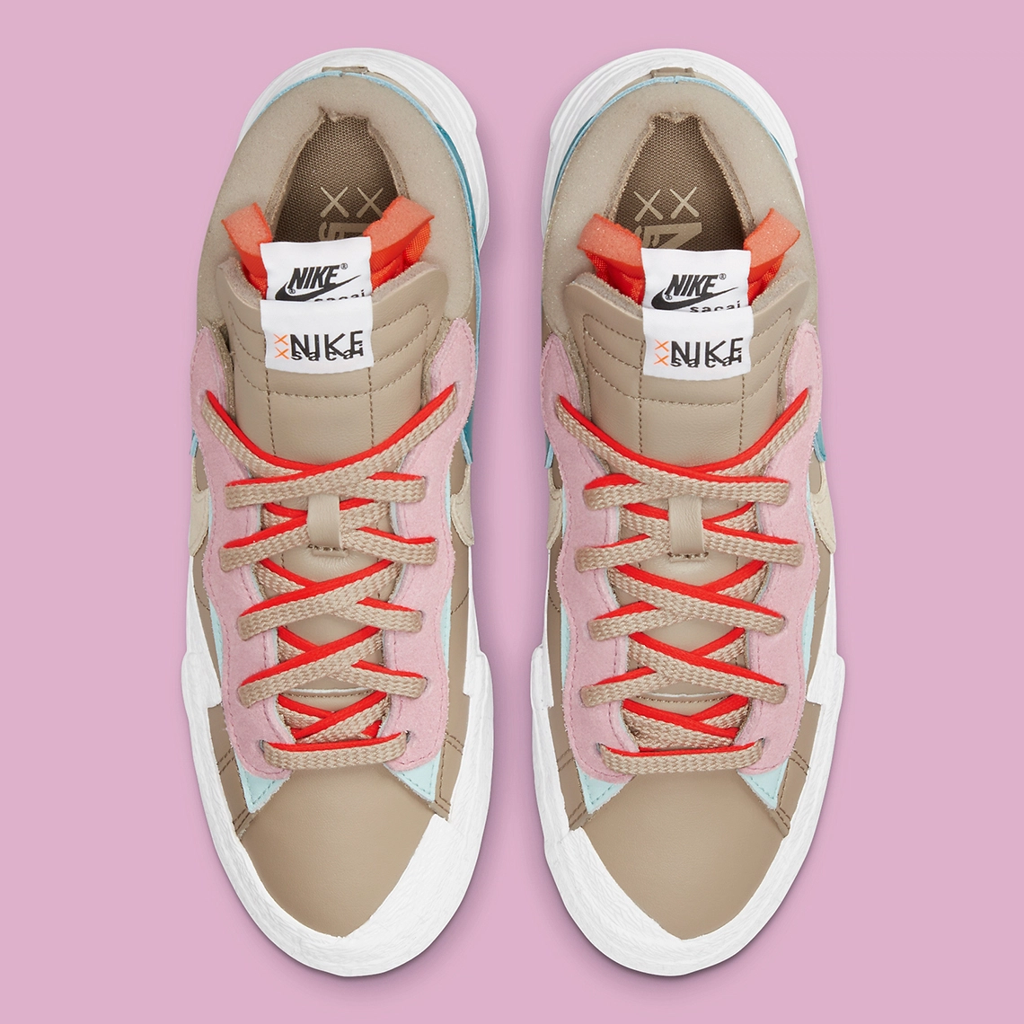 KAWS x Sacai x Nike Blazer Low ‘’Reed’’ - DM7901-200