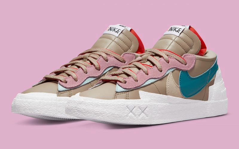 KAWS x Sacai x Nike Blazer Low ‘’Reed’’ - DM7901-200