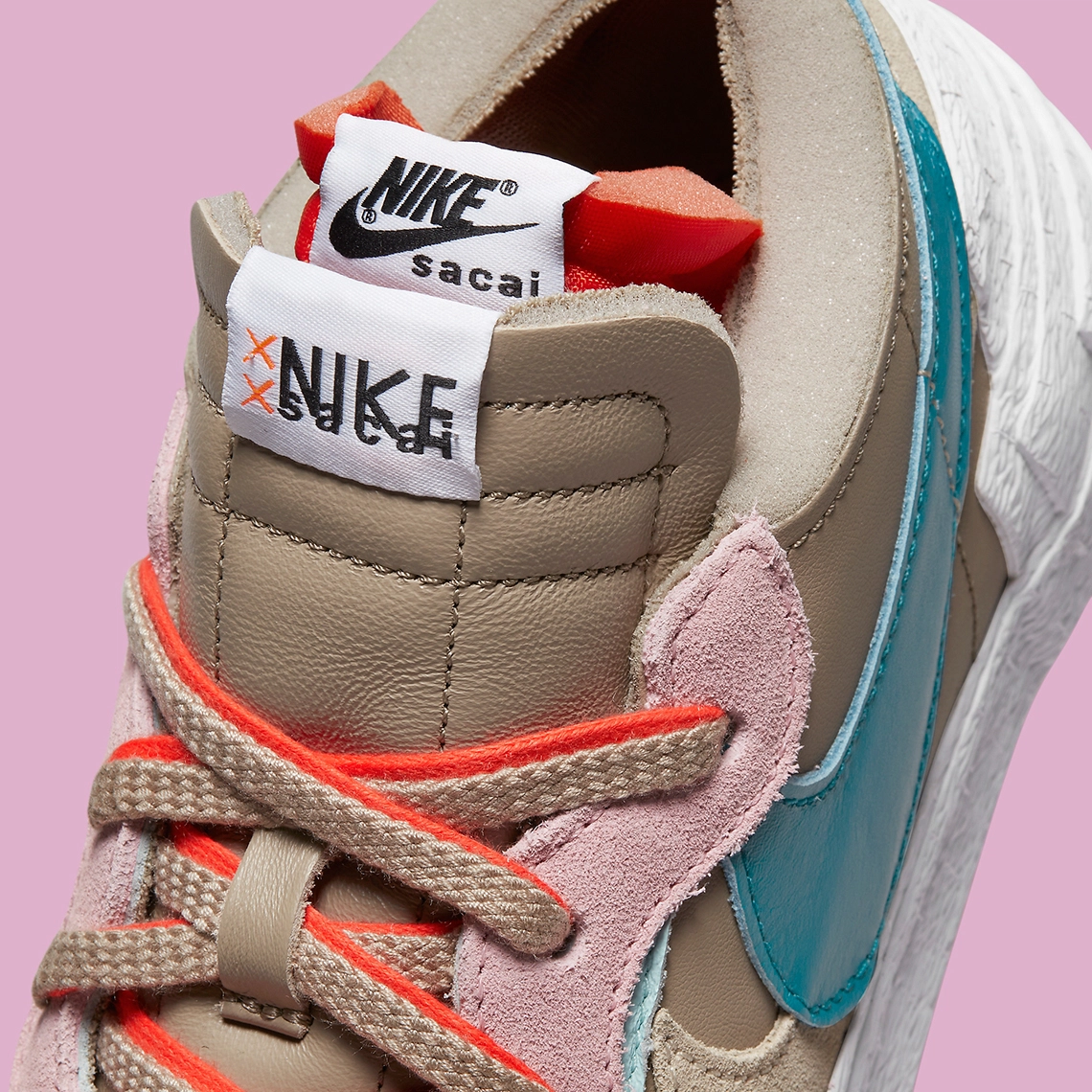 KAWS x Sacai x Nike Blazer Low ‘’Reed’’ - DM7901-200