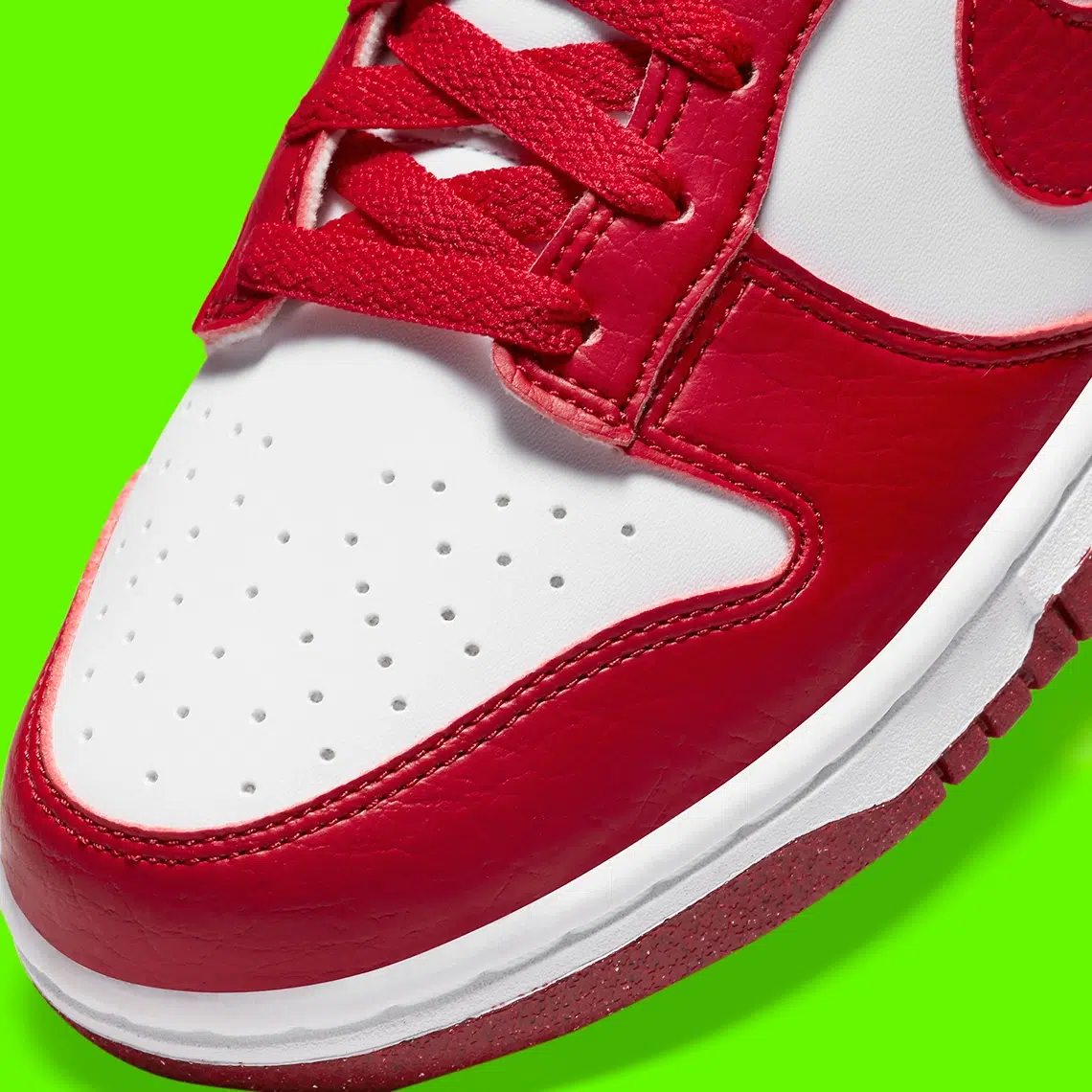 nike dunk low next nature gym red DN1431 101 details 01