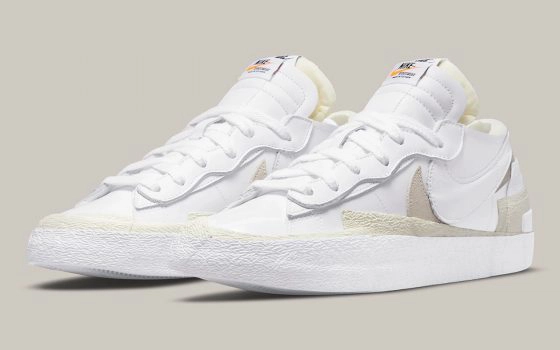 Sacai x Nike Blazer Low ‘’White Patent’’ - DM6443-100