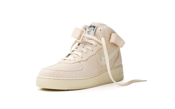 Stüssy x Nike Air Force 1 Mid ‘’Fossil’’