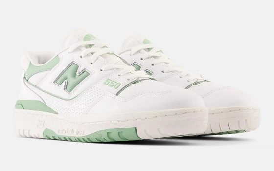 New Balance 550 ‘’White/Mint Green’’ - BB550FS1