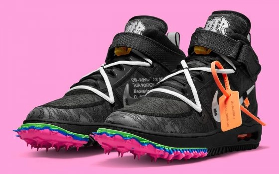 Off-White x Nike Air Force 1 Mid ‘’Black’’ - DO6290-001