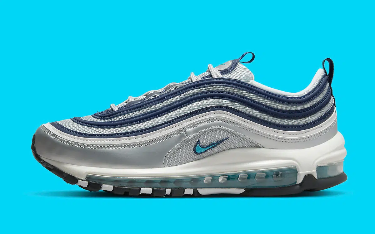 Nike Air Max 97 ‘’Metallic Silver and Chlorine Blue’’ - DM0028-001
