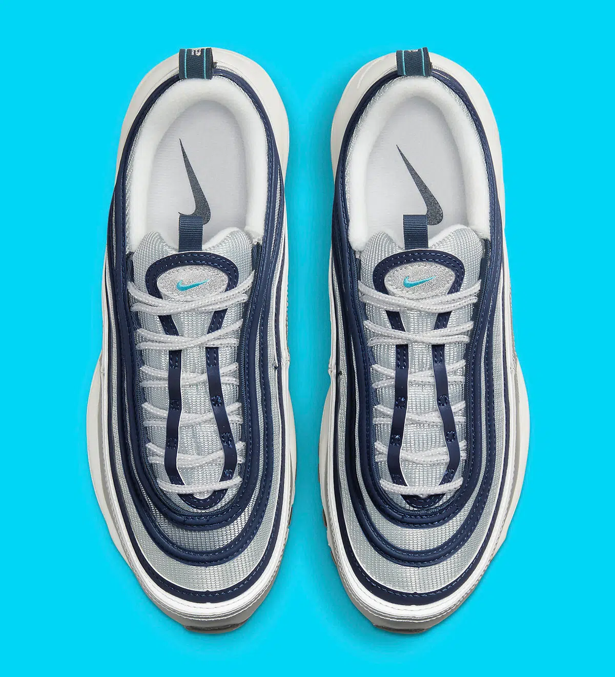 Nike Air Max 97 ‘’Metallic Silver and Chlorine Blue’’ - DM0028-001