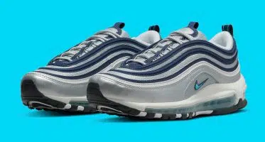 NikeAir Max 97 ‘’Metallic Silver and Chlorine Blue’’