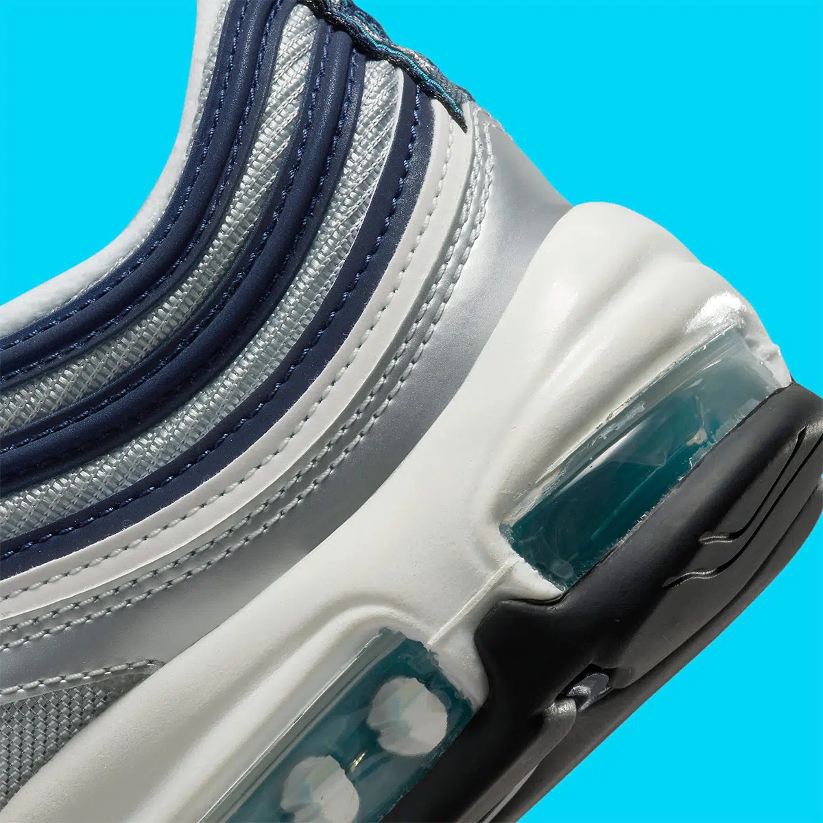 Nike Air Max 97 ‘’Metallic Silver and Chlorine Blue’’ - DM0028-001