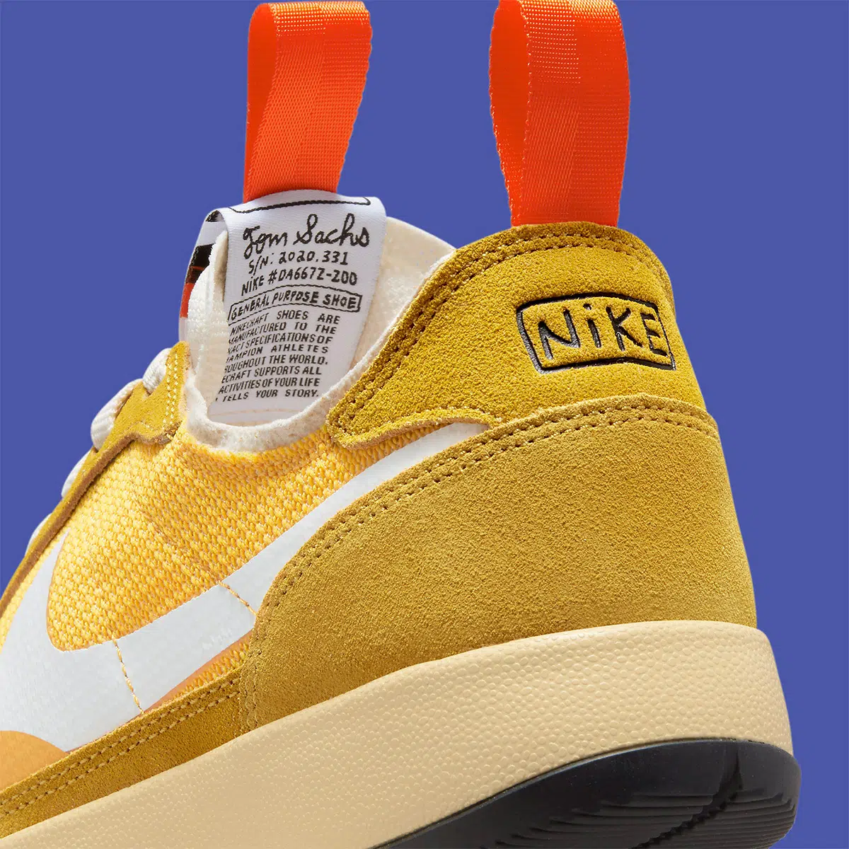 Tom Sachs x Nike General Purpose Shoe (GPS) ‘’Dark Sulfur’’ - DA6672-700