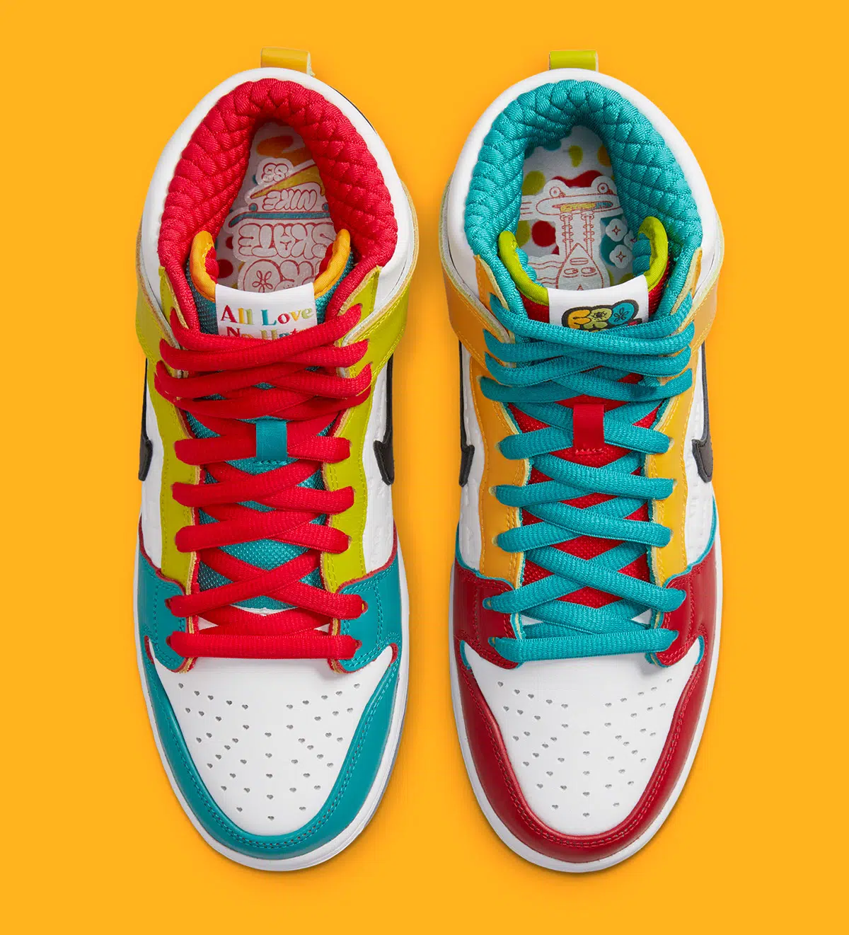 froSkate x Nike SB Dunk High ‘’All Love’’ - DH7778-100