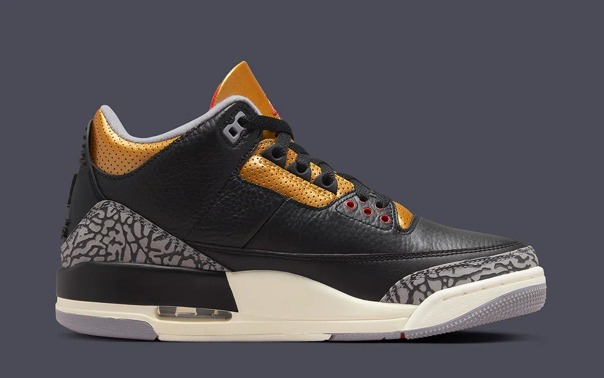 Air Jordan 3 WMNS ‘’Black Cement Gold’’ - CK9246-067