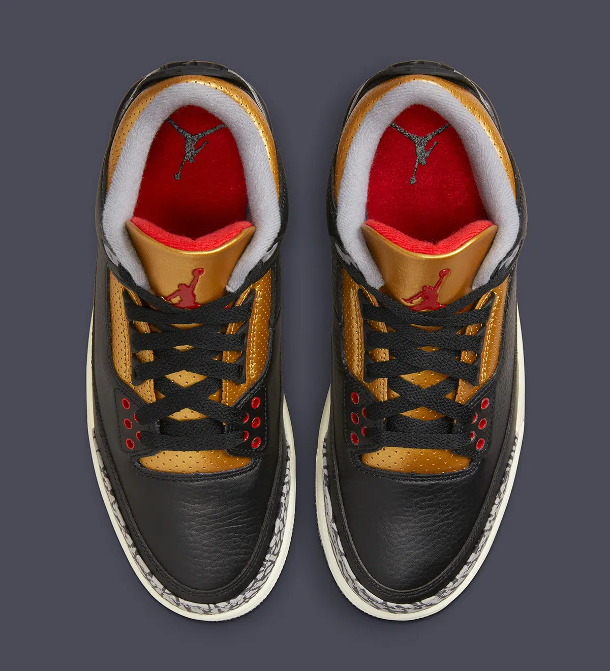 Air Jordan 3 WMNS ‘’Black Cement Gold’’ - CK9246-067