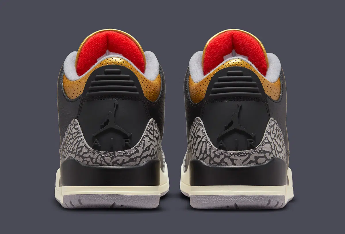 Air Jordan 3 WMNS ‘’Black Cement Gold’’ - CK9246-067