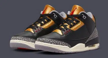 Air Jordan3 ‘’Black Cement Gold’’