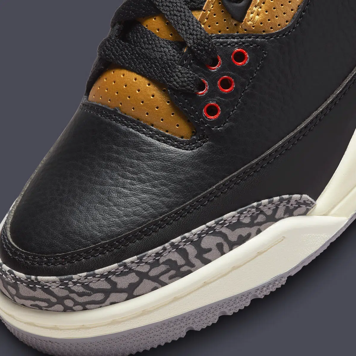 Air Jordan 3 WMNS ‘’Black Cement Gold’’ - CK9246-067