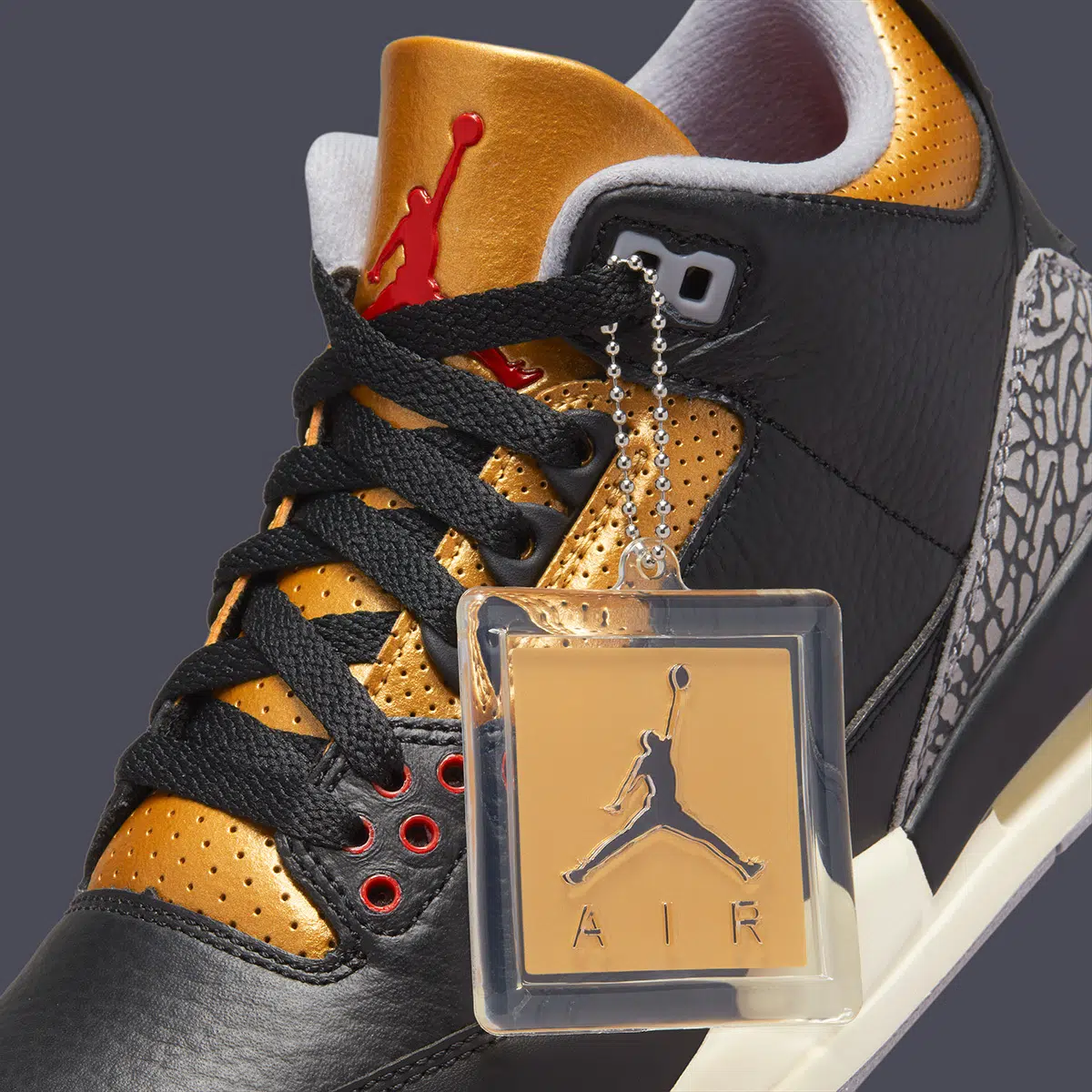 Air Jordan 3 WMNS ‘’Black Cement Gold’’ - CK9246-067
