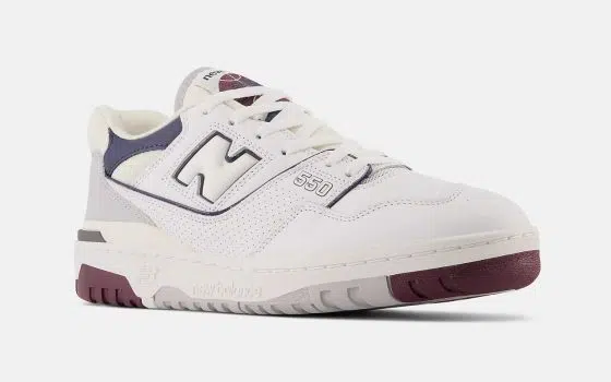 New Balance 550 ‘’White/Indigo/Burgundy’’ - BB550PWB