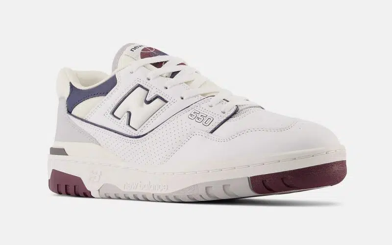 New Balance 550 ‘’White/Indigo/Burgundy’’ - BB550PWB