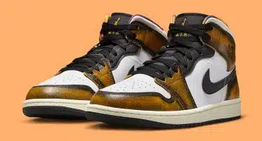 Air Jordan1 Mid SE ‘’Orange Wear-Away’’