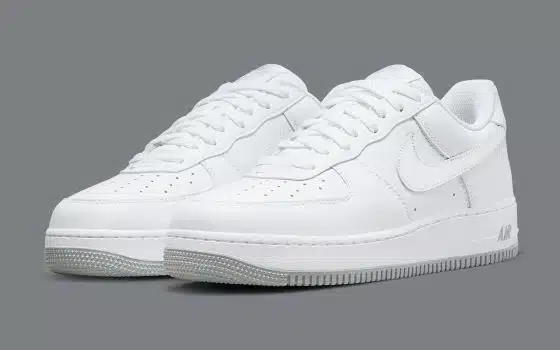 Nike Air Force 1 Low Retro ‘’Color of the Month’’ - White and Metallic Silver - DZ6755-100
