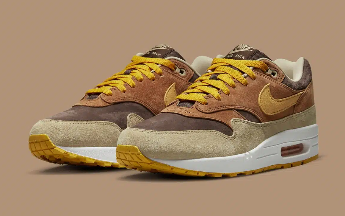 Nike Air Max 1 PRM ‘’Ugly Duckling’’ - Pecan and Yellow Ochre - DZ0482-200