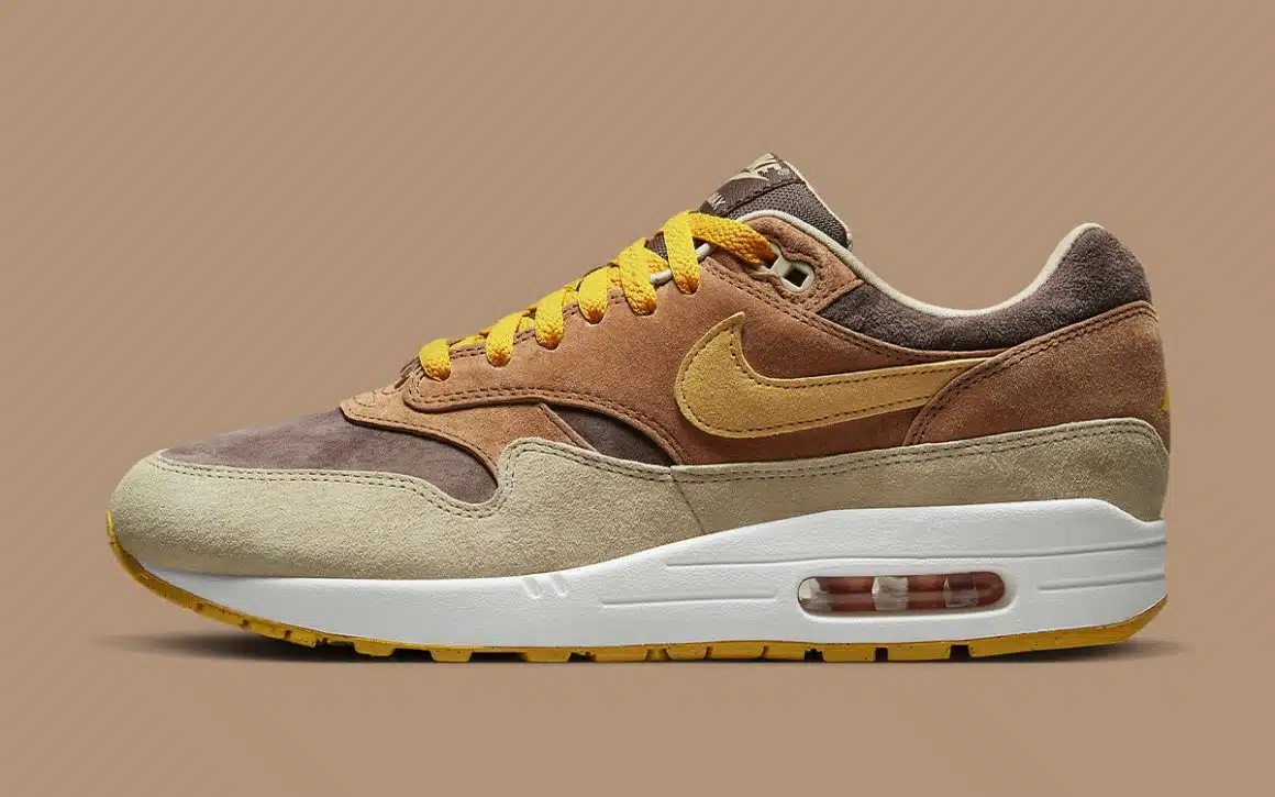 Nike Air Max 1 PRM ‘’Ugly Duckling’’ - Pecan and Yellow Ochre - DZ0482-200