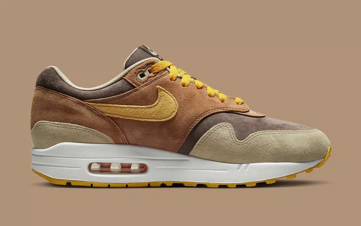 Nike Air Max 1 PRM ‘’Ugly Duckling’’ - Pecan and Yellow Ochre - DZ0482-200