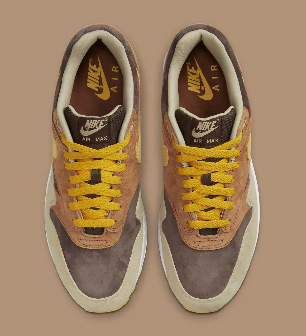 Nike Air Max 1 PRM ‘’Ugly Duckling’’ - Pecan and Yellow Ochre - DZ0482-200