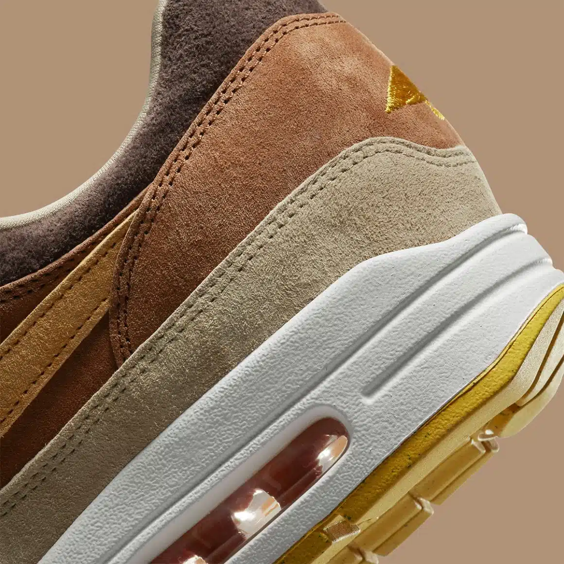 Nike Air Max 1 PRM ‘’Ugly Duckling’’ - Pecan and Yellow Ochre - DZ0482-200