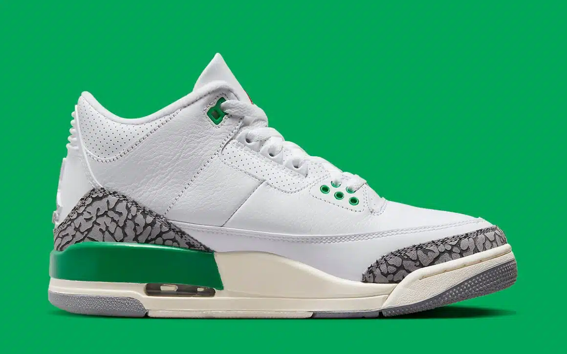 Air Jordan 3 WMNS ‘’Lucky Green’’ - CK9646-136